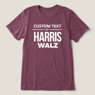 T-shirt En Tri-matière Conception personnalisée pour Harris Walz