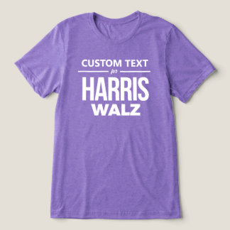 T-shirt En Tri-matière Conception personnalisée pour Harris Walz