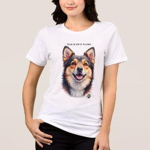T-shirt En Tri-matière Conception personnalisée simple et moderne avec no