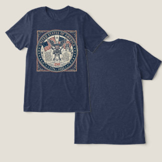 T-shirt En Tri-matière Conception pour le 250e anniversaire des États-Uni