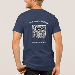 T-shirt En Tri-matière Concevez votre propre exemple de code QR marqué po