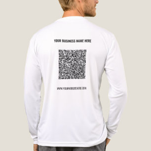 T-shirt En Tri-matière Concevez votre propre texte personnalisé QR Code E
