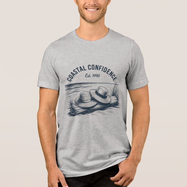 T-shirt En Tri-matière Confiance Côtière (Recto)