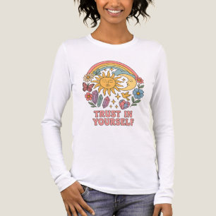 T-shirt En Tri-matière Confiance en soi - Soleil et Lune Psychédélique Ré