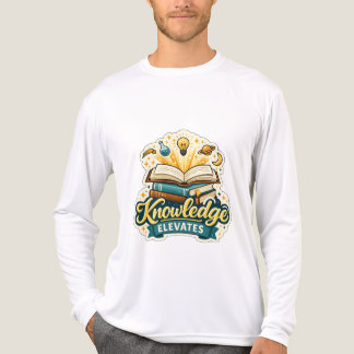 T-shirt En Tri-matière Connaissances Inspirant l'Art Créatif d'Apprentiss