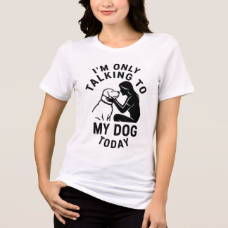 T-shirt En Tri-matière Connexion Cœur de Chien" – Amoureux des Animaux Mi