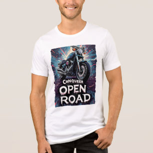 T-shirt En Tri-matière 🔥 Conquérir le style d'art biker Open Road