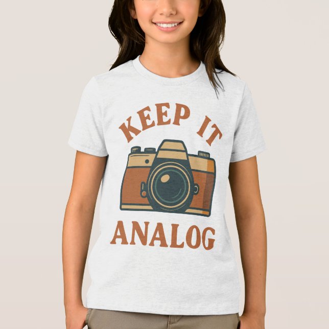 T-shirt En Tri-matière Conserver l'analogique (Recto)