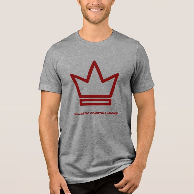 T-SHIRT  EN TRI-MATIÈRE CONSTELLATIONS MAJESTUEUSES  (Recto)