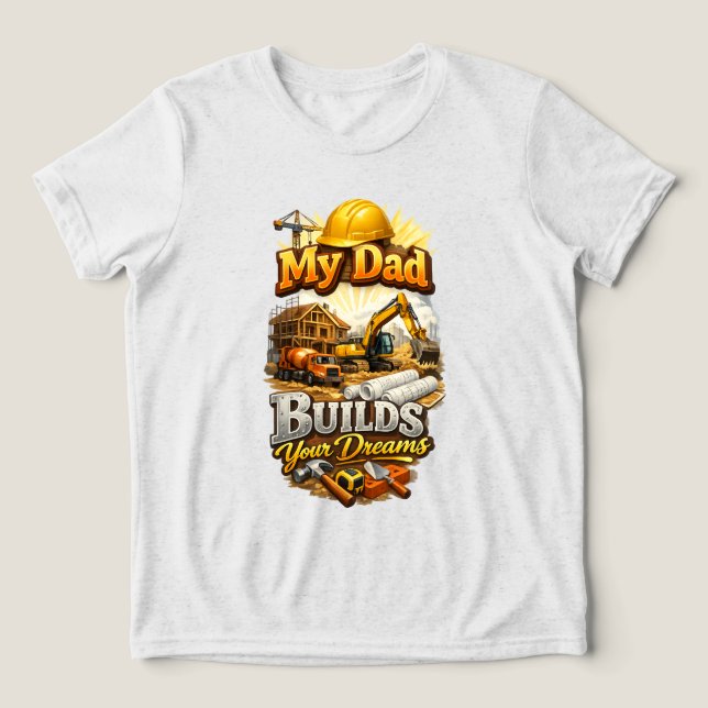 T-shirt En Tri-matière Constructeur (1) (Design Recto)
