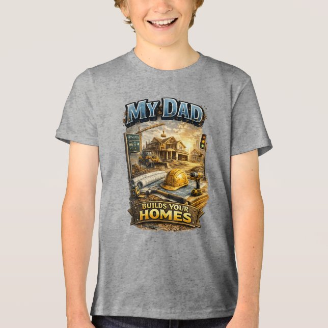 T-shirt En Tri-matière Constructeur (2) (Recto)