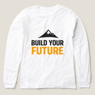 T-shirt En Tri-matière Construisez Votre Avenir Minimaliste Motivant pour