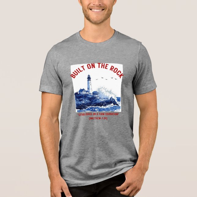 T-shirt En Tri-matière Construit sur le roc (Recto)