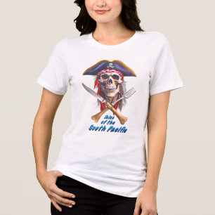 T-shirt En Tri-matière "Contes du Pacifique Sud" Crâne pirate