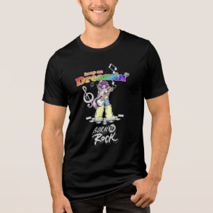 T-shirt En Tri-matière Continuez à rêver Guitariste Anime Y2K