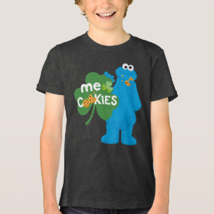 T-shirt En Tri-matière Cookie Monster Amour shamrock