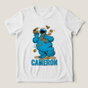 T-shirt En Tri-matière Cookie Monster Cookies Fou