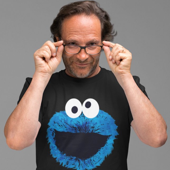 T-shirt En Tri-matière Cookie Monster | Tendance aquarelle (Créateur téléchargé)