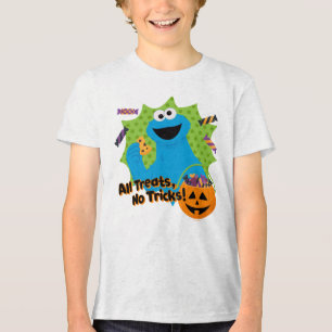T-shirt En Tri-matière Cookie Monster Tous Les Traitements, Pas De Truc
