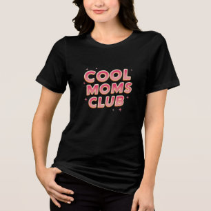 T-shirt En Tri-matière Cool Moms Club Rétro Sparkle