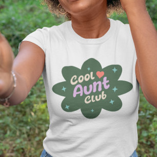 T-shirt En Tri-matière Cool Tante Club Retro Vibes Cadeau pour Tante
