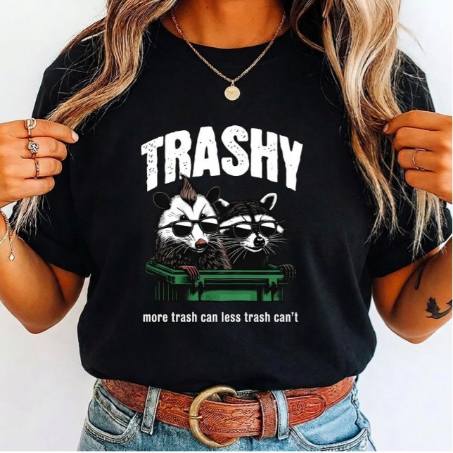 T-shirt En Tri-matière Cool Trash Panda and  Opossum for raccoon lovers (Créateur téléchargé)
