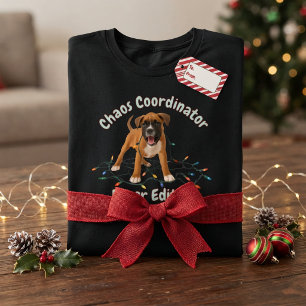 T-shirt En Tri-matière Coordinateur de chaos de chien Boxer