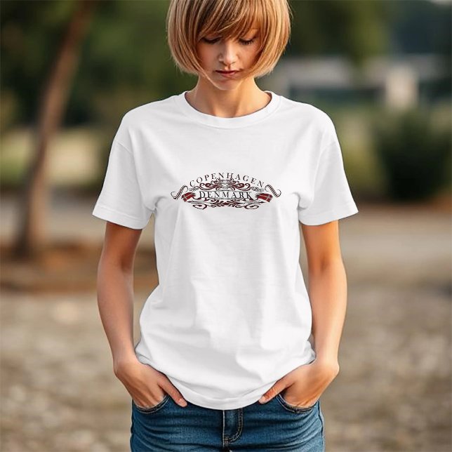 T-shirt En Tri-matière Copenhague appelle les femmes (Créateur téléchargé)