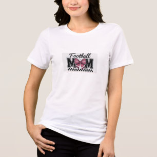 T-shirt En Tri-matière Coquette Football Maman Jeu de la saison d'autom