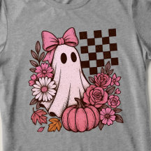 Coquette rose rétro Fille fantôme avec Bow Hallowe