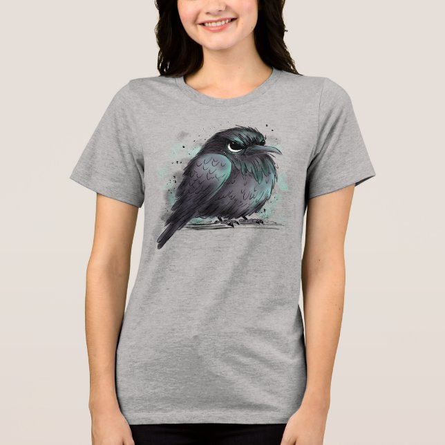 T-shirt En Tri-matière Corbeau (Recto)