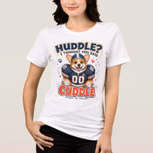 Corgi Football Huddle Cuddle Dessin Animé