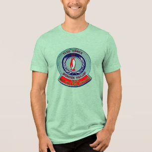 T-SHIRT EN TRI-MATIÈRE CORRECTIF RÉTRO USN