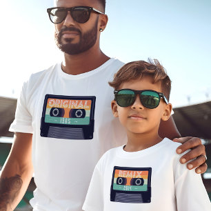 T-shirt En Tri-matière Correspondance de l'année de bande de la cassette 