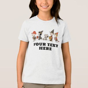 T-shirt En Tri-matière Cortège joyeux Halloween de la bande de Peanuts