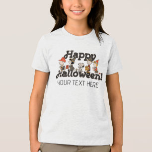 T-shirt En Tri-matière Cortège joyeux Halloween de la bande de Peanuts