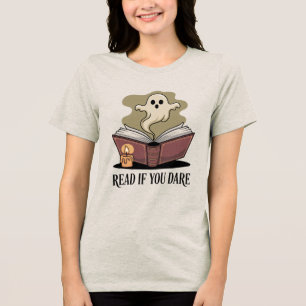 T-shirt En Tri-matière Cosy Cream Gothique Livre Ghost