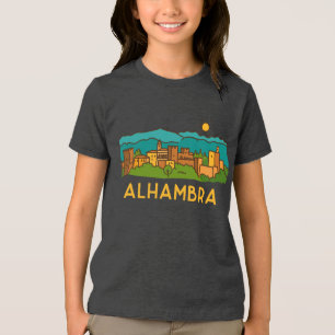 T-shirt En Tri-matière Coucher de soleil sur l'Alhambra 2