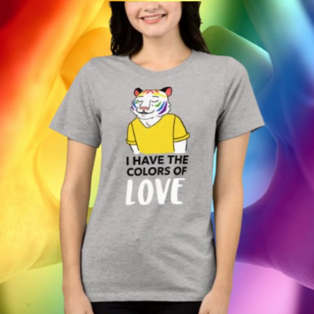 T-shirt En Tri-matière Couleurs de l'amour (Créateur téléchargé)