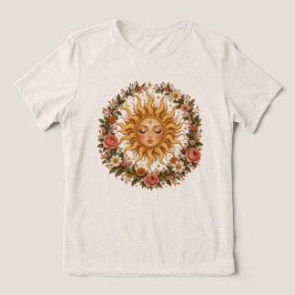 T-shirt En Tri-matière **Couronne florale de la déesse solaire céleste T-