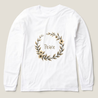 T-shirt En Tri-matière Couronne florale simple
