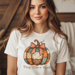 T-shirt En Tri-matière Couverture Douillette Citrouille - Vêtements et Ca