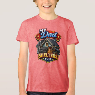 T-shirt En Tri-matière Couvreur/Constructeur de maisons