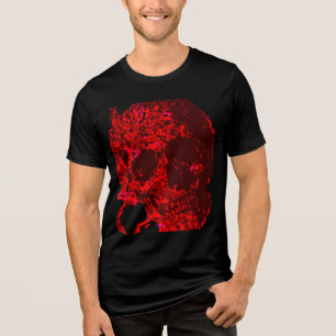 T-shirt En Tri-matière Crâne sculpté en Rose