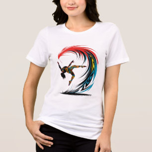 T-shirt En Tri-matière Créatif