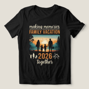 T-shirt En Tri-matière Création de Souvenirs Vacances en Famille 2026 Ens