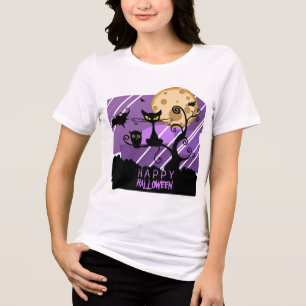 T-shirt En Tri-matière Créatures noires Halloween