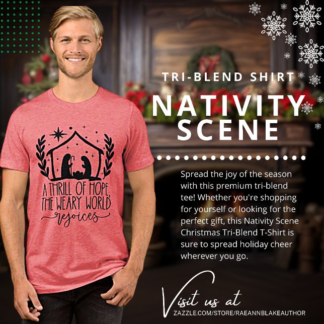 T-shirt En Tri-matière Crèche de Noël (Créateur téléchargé)