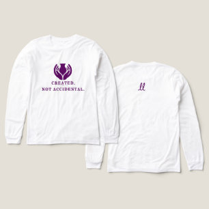 T-shirt En Tri-matière Créé. Pas accidentel.