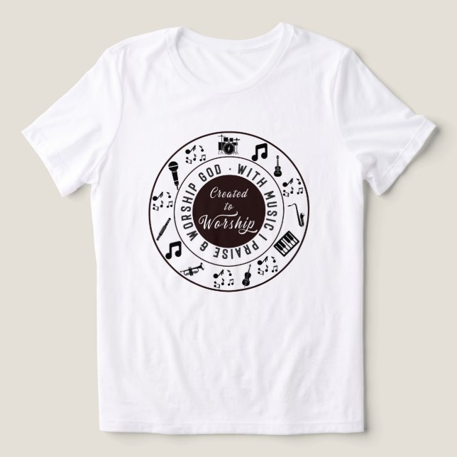 T-shirt En Tri-matière Créé pour adorer  (Design Recto)